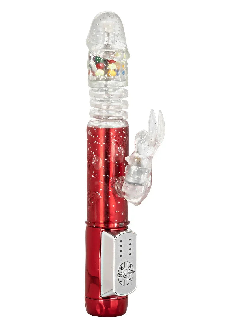 ♀ CalExotics Naughty Bits Cumball Machine Thrusting Jack Rabbit Vibrator - Happytoys Sexshop: Toys for Feeling Happy & Easy 😊 - Discreet geleverd