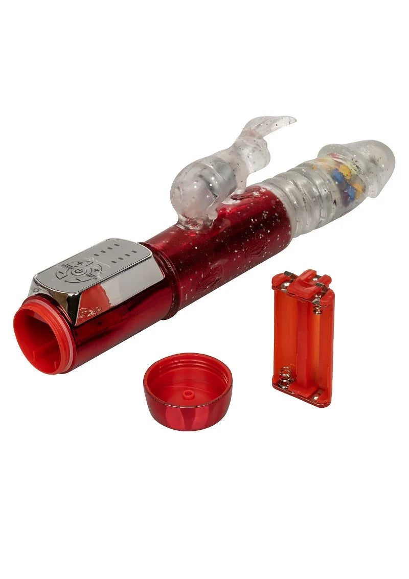 ♀ CalExotics Naughty Bits Cumball Machine Thrusting Jack Rabbit Vibrator - Happytoys Sexshop: Toys for Feeling Happy & Easy 😊 - Discreet geleverd