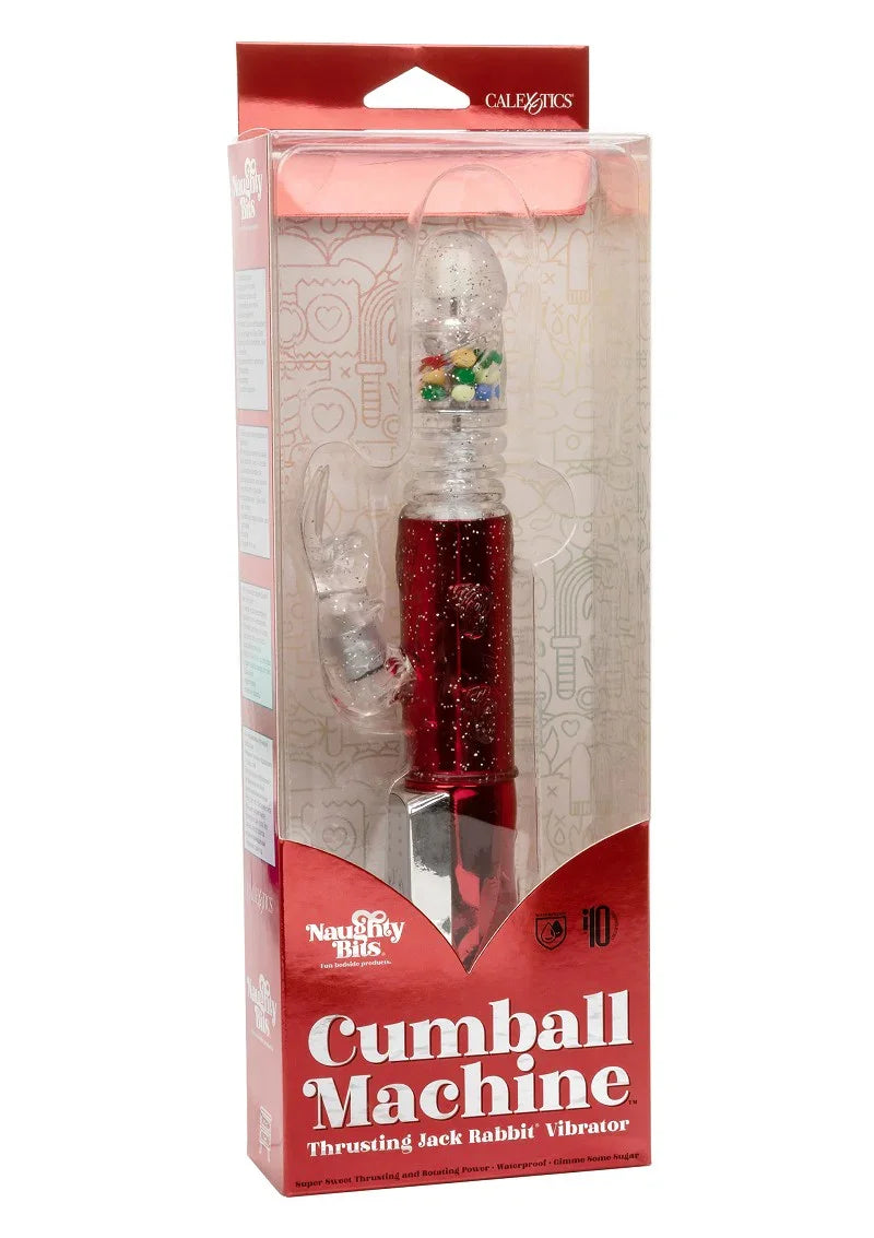 ♀ CalExotics Naughty Bits Cumball Machine Thrusting Jack Rabbit Vibrator - Happytoys Sexshop: Toys for Feeling Happy & Easy 😊 - Discreet geleverd