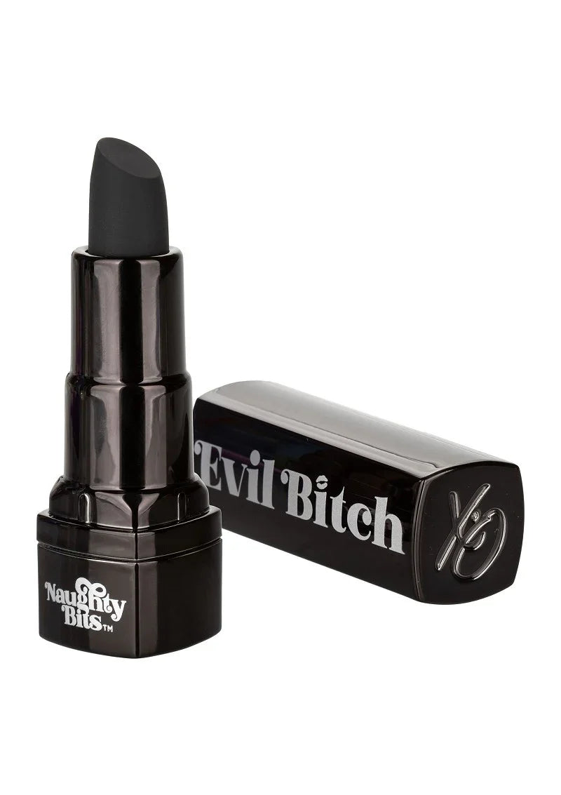 ♀ CalExotics Naughty Bits Evil Bitch Lipstick Vibrator - Happytoys Sexshop: Toys for Feeling Happy & Easy 😊 - Discreet geleverd