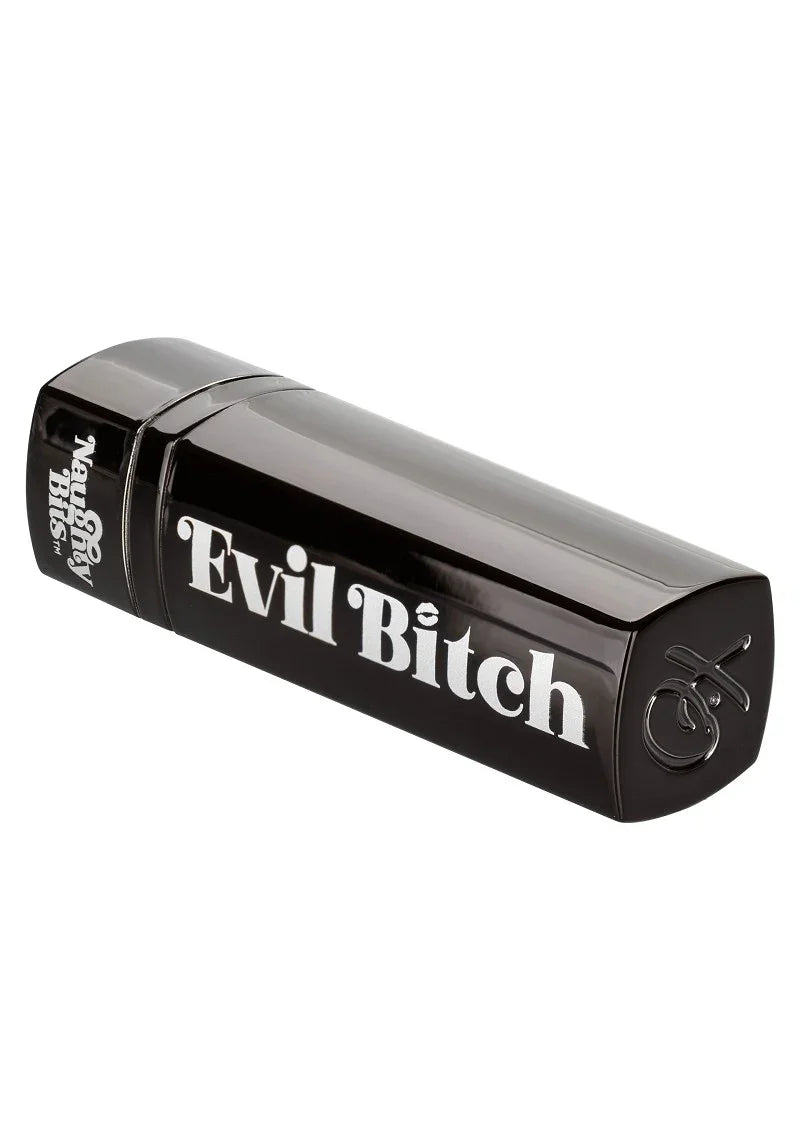 ♀ CalExotics Naughty Bits Evil Bitch Lipstick Vibrator - Happytoys Sexshop: Toys for Feeling Happy & Easy 😊 - Discreet geleverd