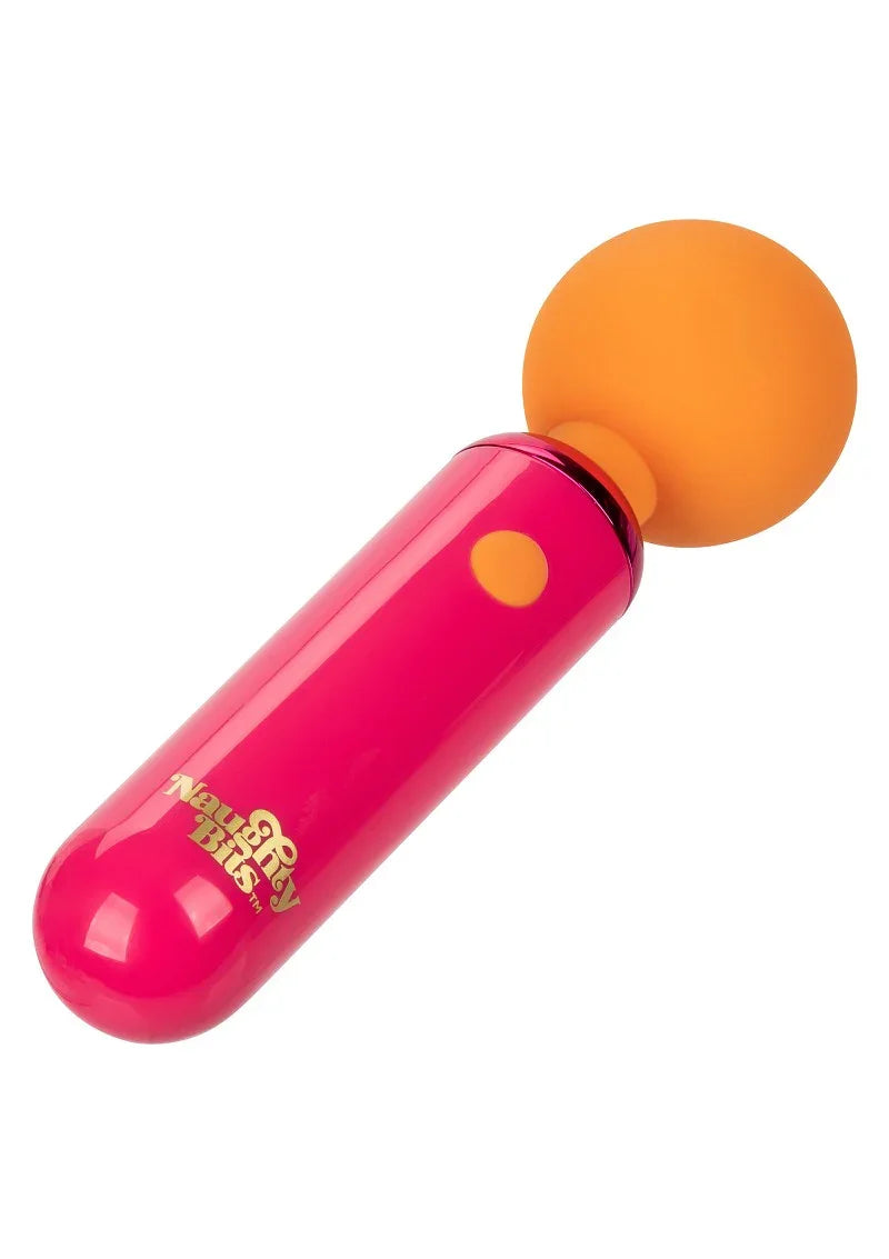 ♀ CalExotics Naughty Bits Home Cumming Queen Vibrating Wand - Happytoys Sexshop: Toys for Feeling Happy & Easy 😊 - Discreet geleverd