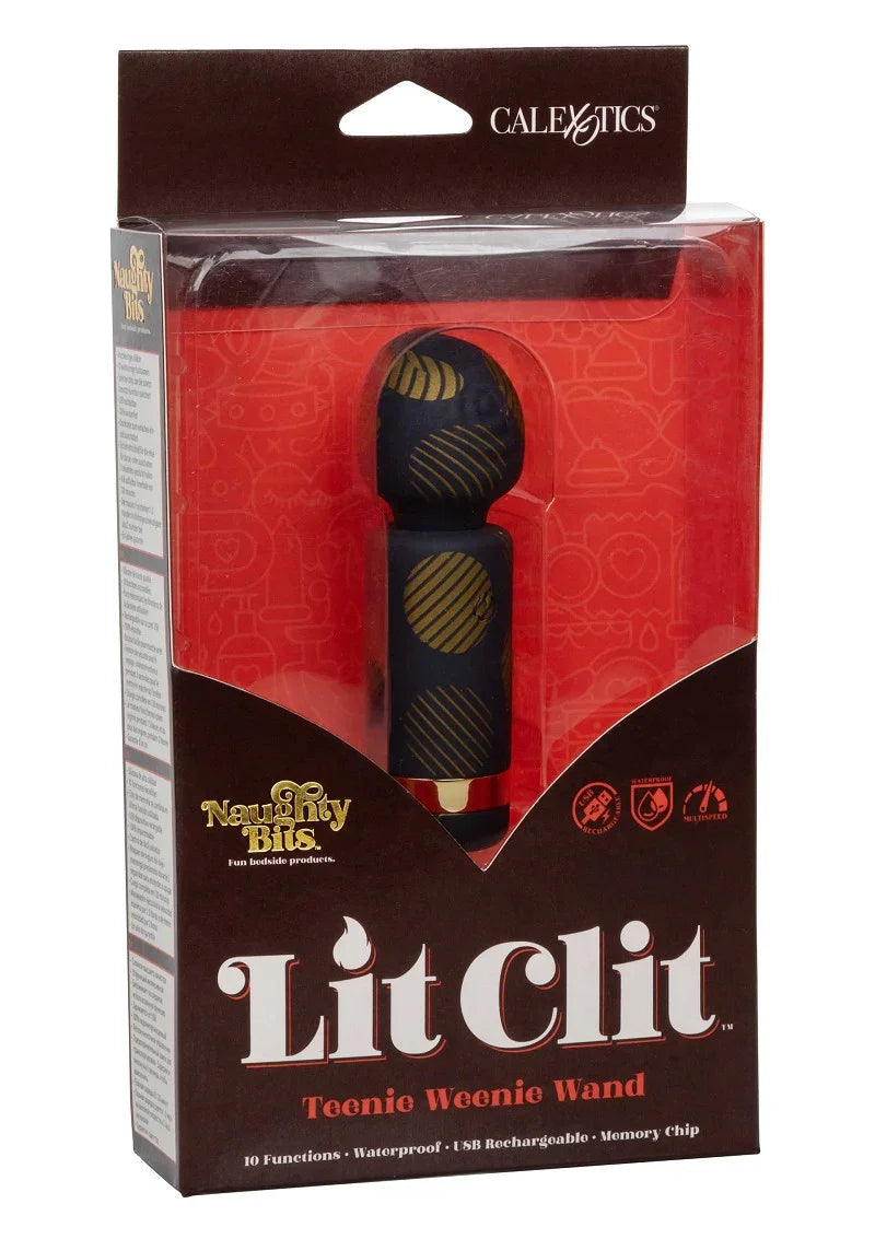 ♀ CalExotics Naughty Bits Lit Clit Teenie Weenie Wand - Happytoys Sexshop: Toys for Feeling Happy & Easy 😊 - Discreet geleverd