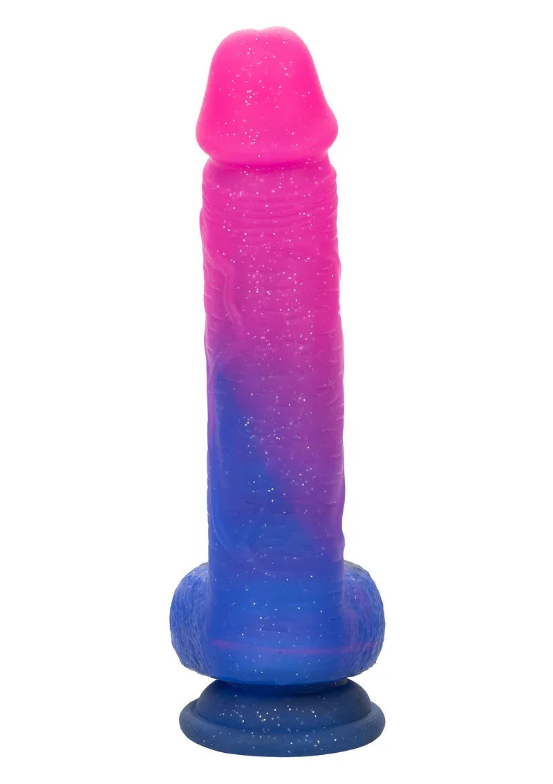 ♀ CalExotics Naughty Bits Ombré Hombre XL Vibrating Dildo - Happytoys Sexshop: Toys for Feeling Happy & Easy 😊 - Discreet geleverd