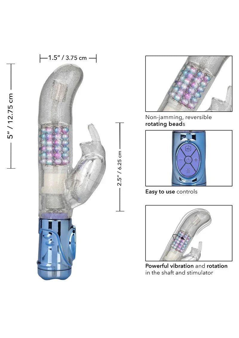 ♀ CalExotics Naughty Bits Party in my Pants Jack Rabbit Vibrator - Happytoys Sexshop: Toys for Feeling Happy & Easy 😊 - Discreet geleverd