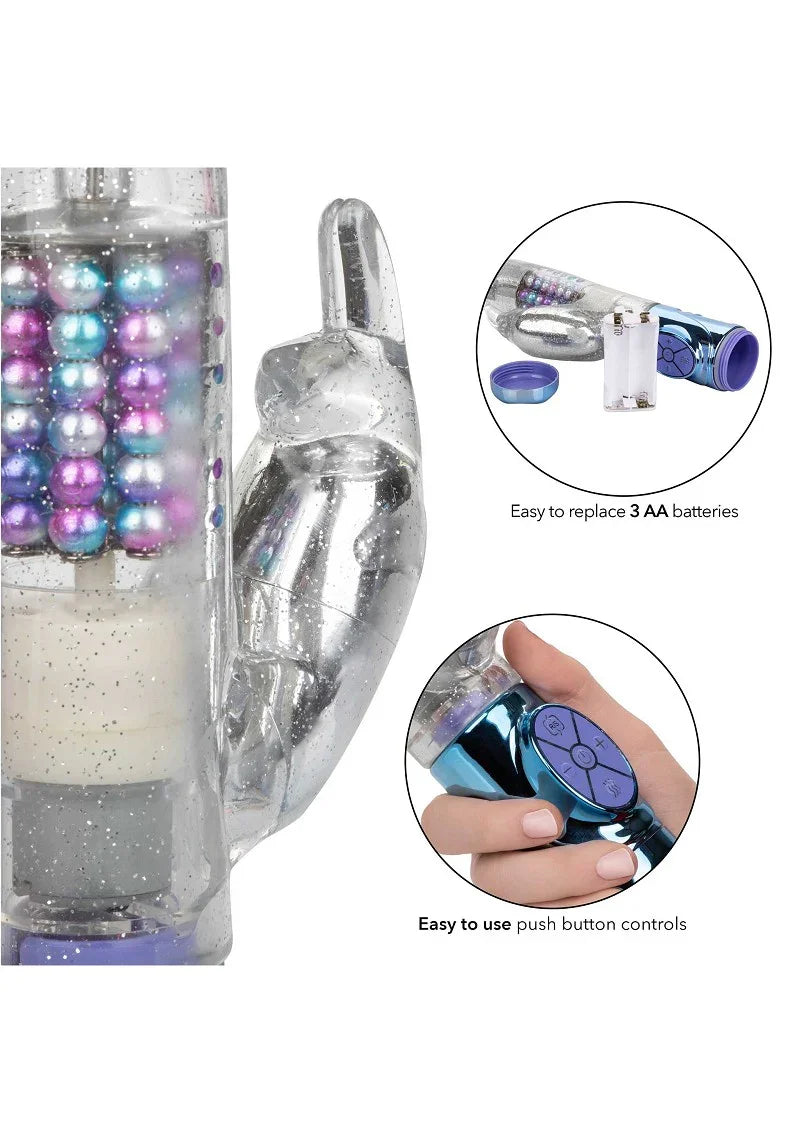♀ CalExotics Naughty Bits Party in my Pants Jack Rabbit Vibrator - Happytoys Sexshop: Toys for Feeling Happy & Easy 😊 - Discreet geleverd
