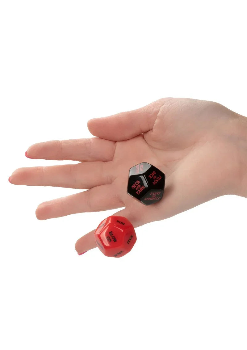 ♂ ♀ CalExotics Naughty Bits Roll Play Ondeugende dobbelsteenset - Happytoys Sexshop: Toys for Feeling Happy & Easy 😊 - Discreet geleverd