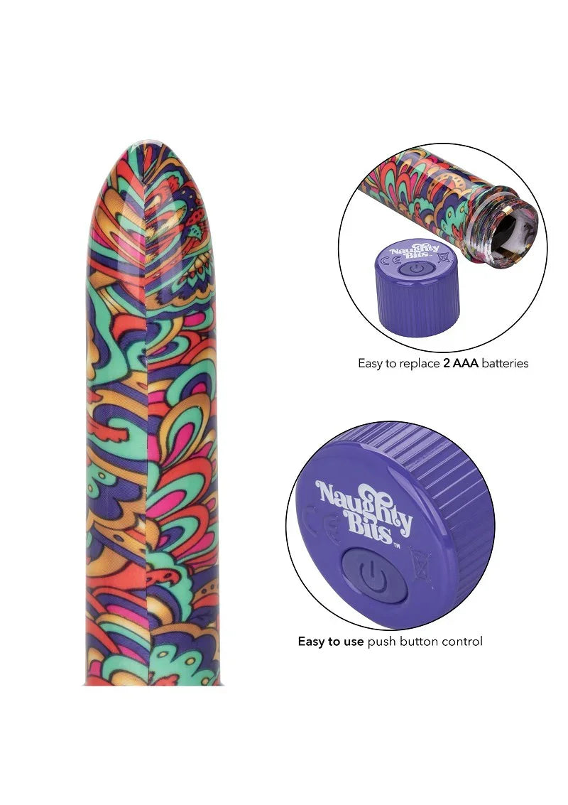 ♀ CalExotics Naughty Bits Shake It Off Powerful Mini Vibrator - Happytoys Sexshop: Toys for Feeling Happy & Easy 😊 - Discreet geleverd