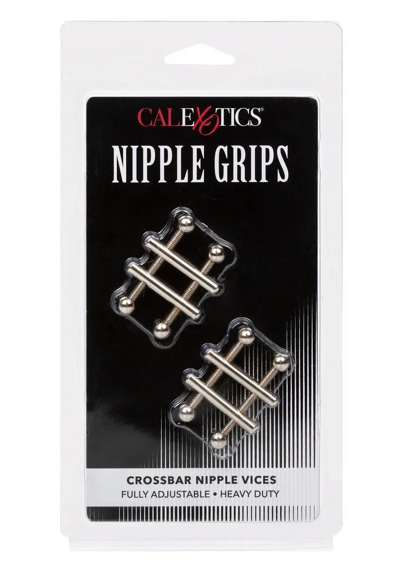 Crossbar Nipple Vices by CalExotics - Happytoys Sexshop: Toys for Feeling Happy & Easy 😊 - Discreet geleverd