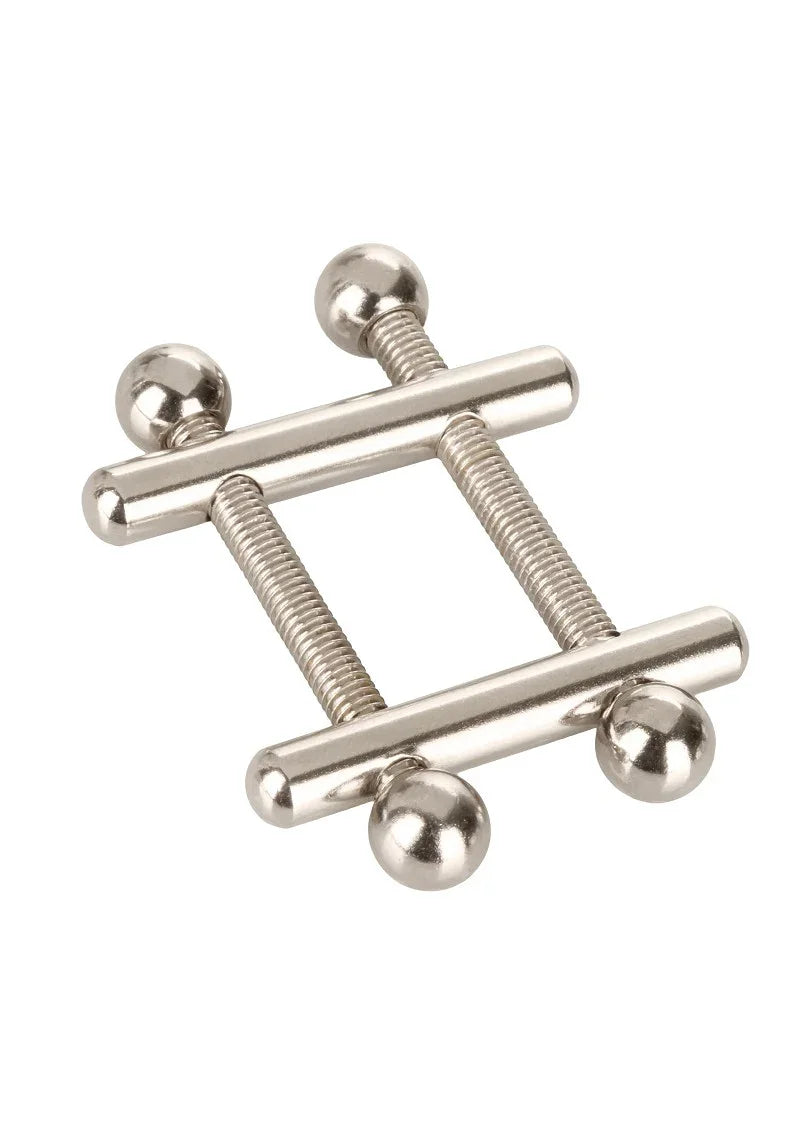Crossbar Nipple Vices by CalExotics - Happytoys Sexshop: Toys for Feeling Happy & Easy 😊 - Discreet geleverd