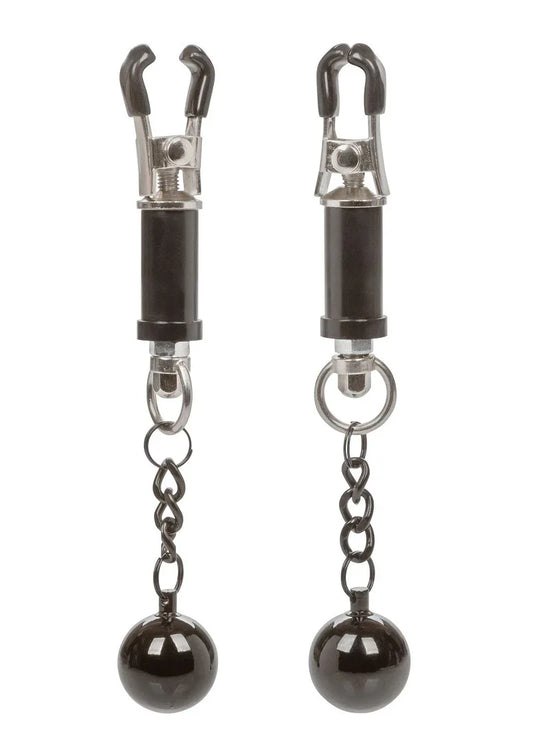 ♀ ♂ CalExotics Nipple Grips Weighted Twist Nipple Clamps - Happytoys Sexshop: Toys for Feeling Happy & Easy 😊 - Discreet geleverd
