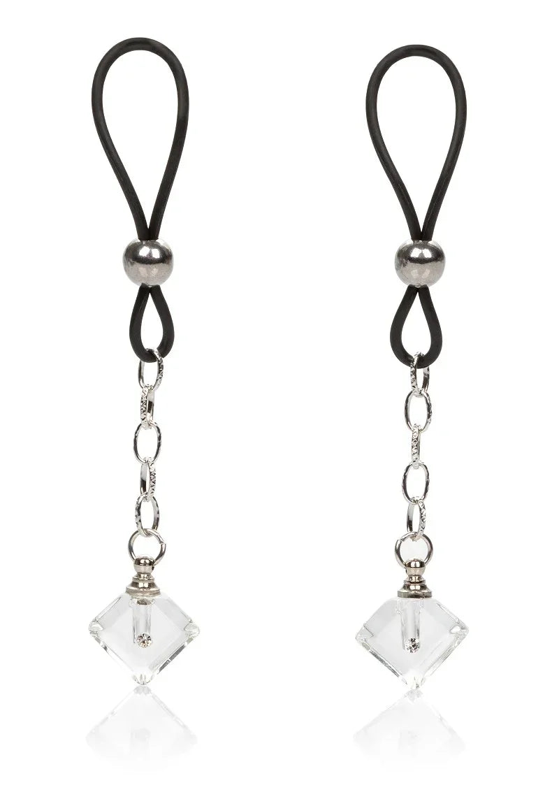 Nipple Play Non-Piercing Nipple Jewelry Crystal Gem by CalExotics - Happytoys Sexshop: Toys for Feeling Happy & Easy 😊 - Discreet geleverd