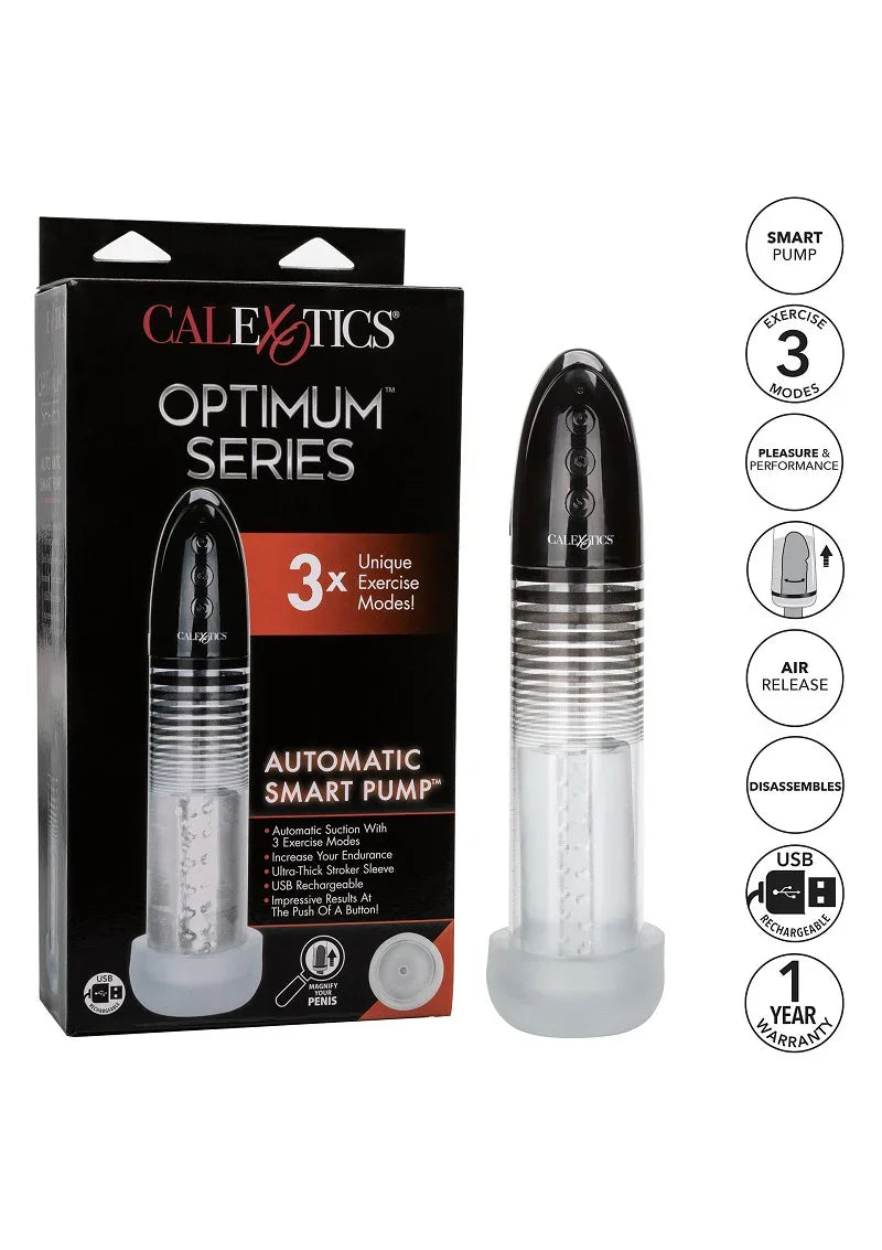 Optimum Series Automatic Smart Pump by CalExotics - Happytoys Sexshop: Toys for Feeling Happy & Easy 😊 - Discreet geleverd
