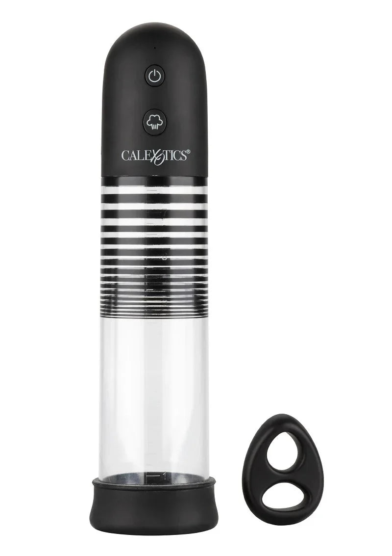 β CalExotics Optimum Series Rechargeable EZ Pump Kit - Happytoys Sexshop: Toys for Feeling Happy & Easy π - Discreet geleverd