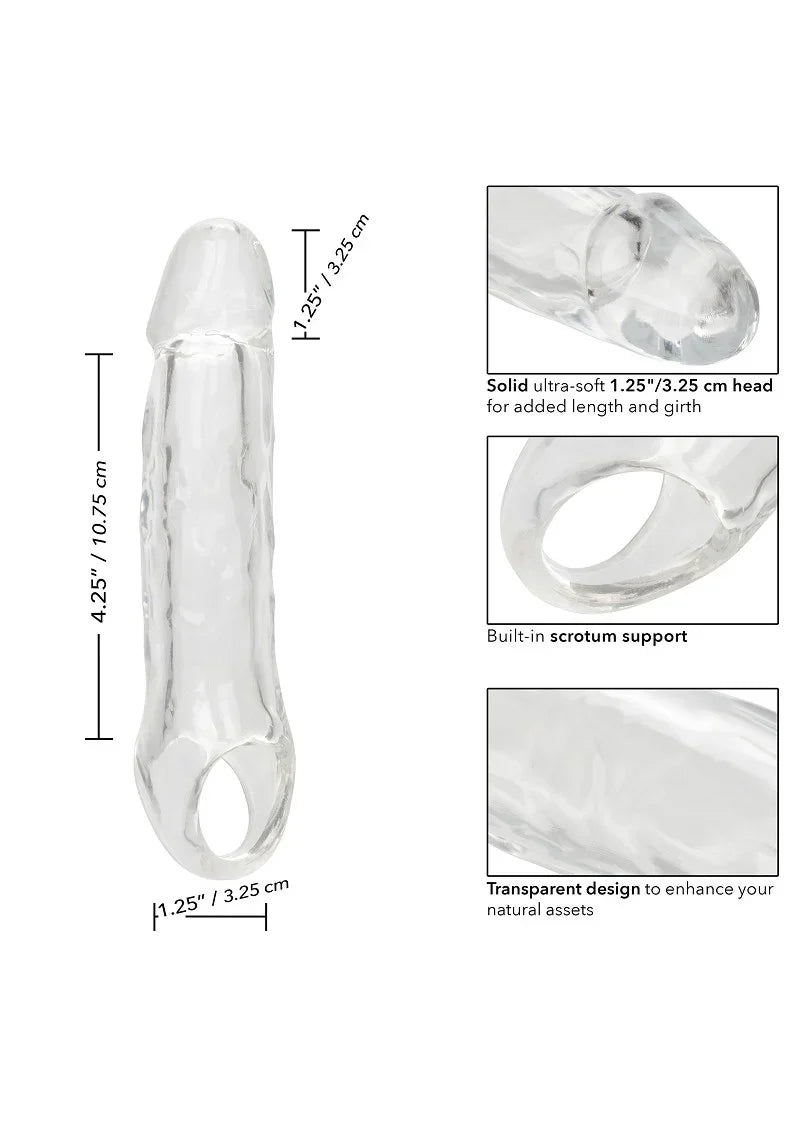 โ CalExotics Performance Maxx Clear Extension 5.5' - Happytoys Sexshop: Toys for Feeling Happy & Easy ๐ - Discreet geleverd