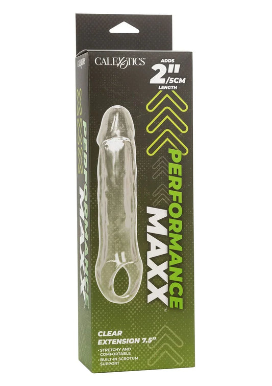 ā CalExotics Performance Maxx Clear Extension 7.5' - Happytoys Sexshop: Toys for Feeling Happy & Easy š - Discreet geleverd