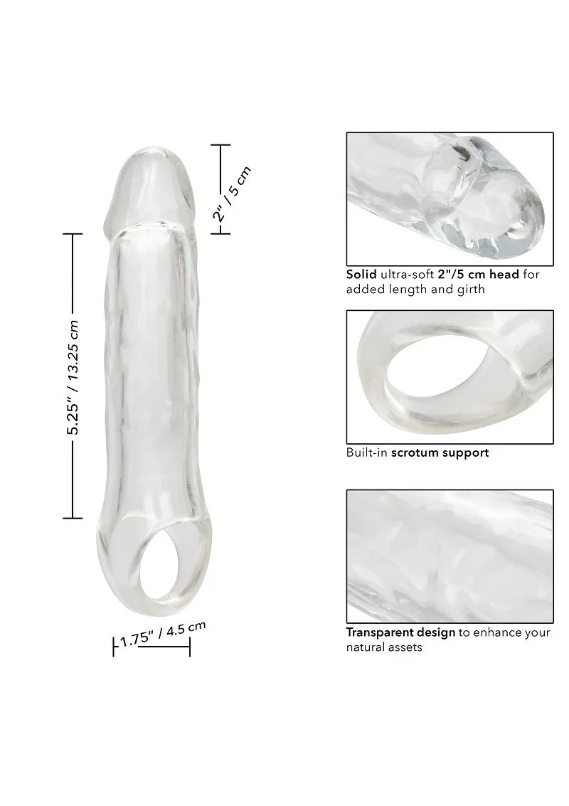 โ CalExotics Performance Maxx Clear Extension 7.5' - Happytoys Sexshop: Toys for Feeling Happy & Easy ๐ - Discreet geleverd