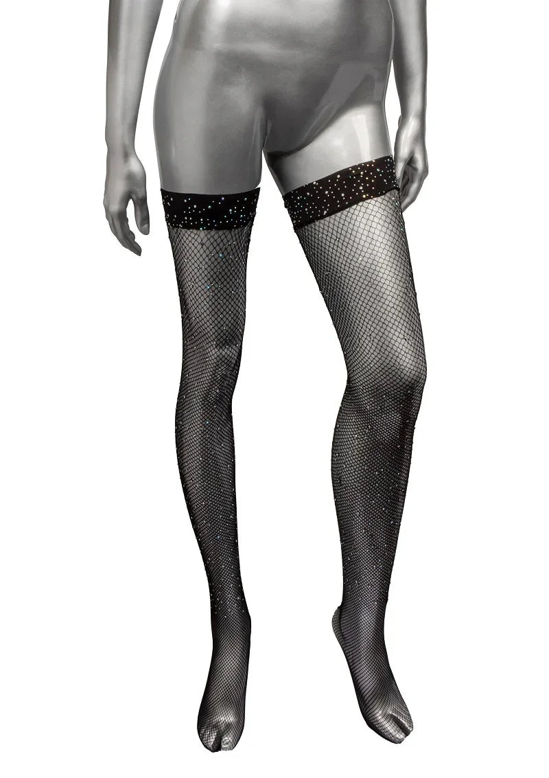 Radiance Dijhoge kousen by CalExotics - Happytoys Sexshop: Toys for Feeling Happy & Easy π - Discreet geleverd