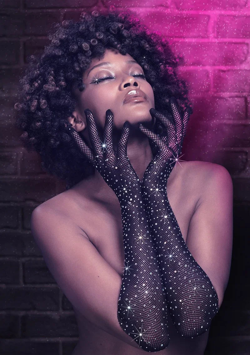 ♀ CalExotics Radiance Full Length Gloves - Happytoys Sexshop: Toys for Feeling Happy & Easy 😊 - Discreet geleverd