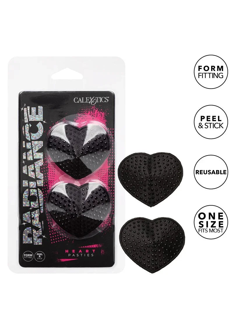 Radiance Heart Pasties by CalExotics - Happytoys Sexshop: Toys for Feeling Happy & Easy ๐ - Discreet geleverd