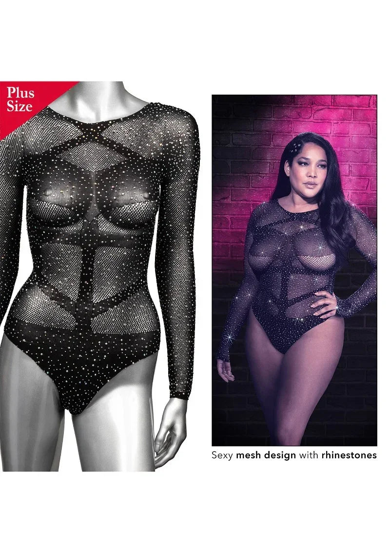 CalExoticsRadiancePlusSizeLongSleeveBodySuit6 @ Happytoys Sexshop: online sex shop for Feeling Happy & Easy π the erotic store owned by a woman