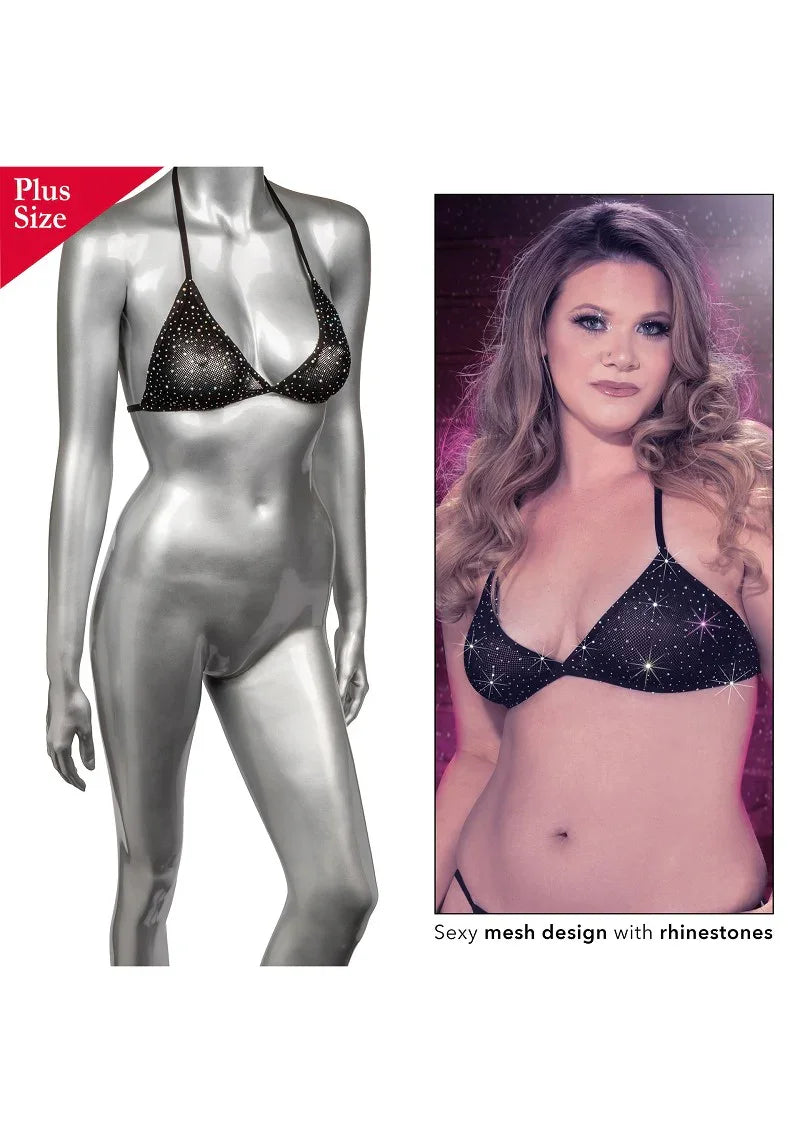 Radiance Plus Size Triangle Bikini Top by CalExotics - Happytoys Sexshop: Toys for Feeling Happy & Easy π - Discreet geleverd