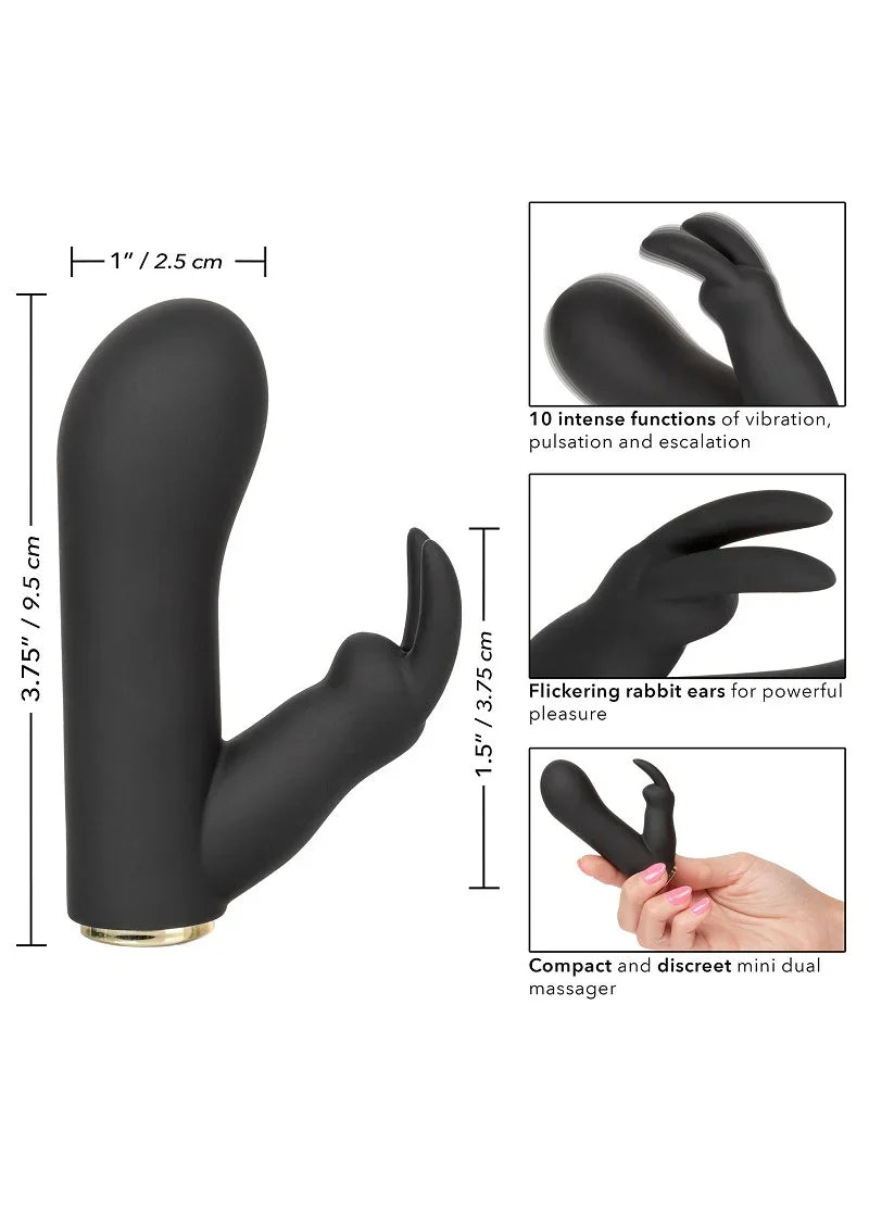 Raven Bunny vibrator by CalExotics - Happytoys Sexshop: Toys for Feeling Happy & Easy 😊 - Discreet geleverd