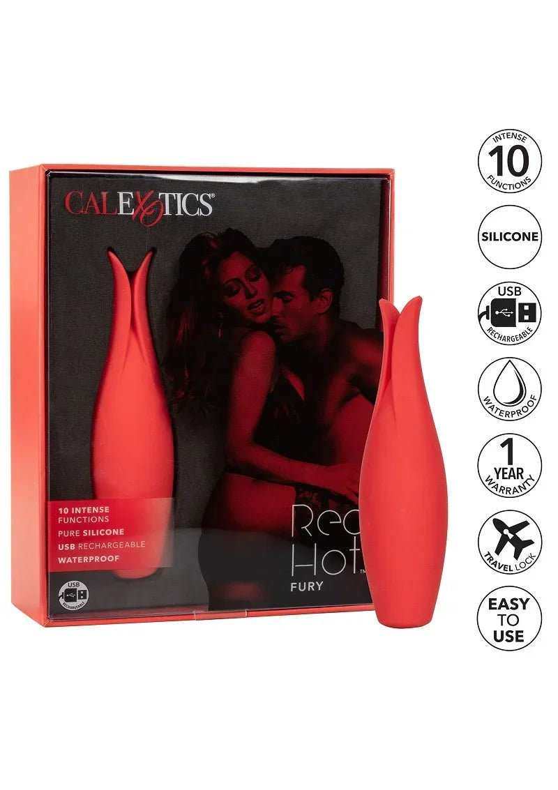 CalExoticsRedHotFury9 @ Happytoys Sexshop: online sex shop for Feeling Happy & Easy π the erotic store owned by a woman