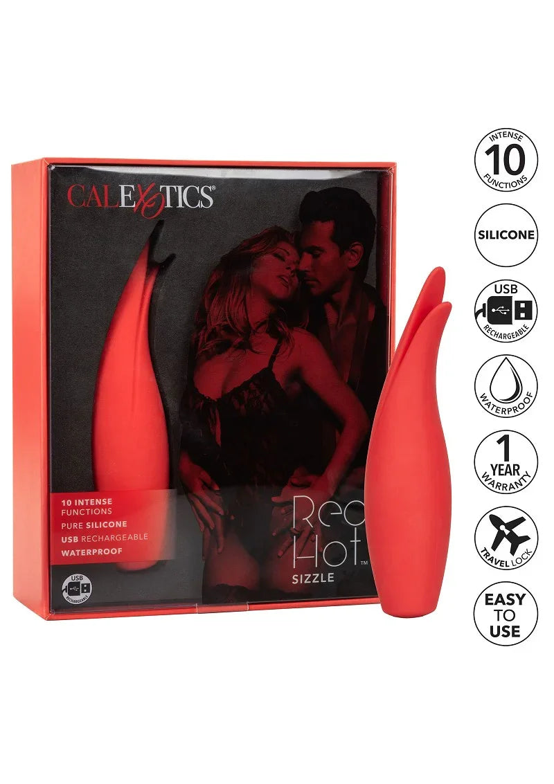 ♀ CalExotics Red Hot Sizzle - Happytoys Sexshop: Toys for Feeling Happy & Easy 😊 - Discreet geleverd
