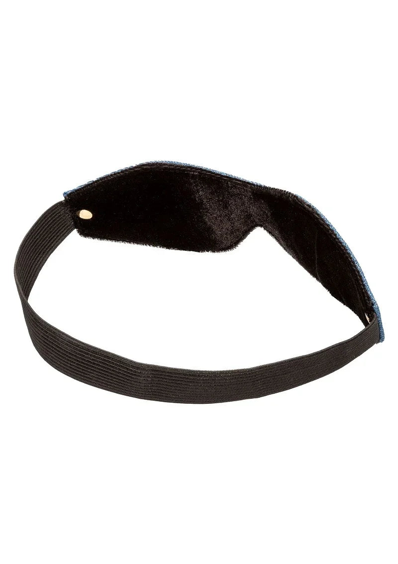 Ride 'em Premium Denim Collection Eye Mask by CalExotics - Happytoys Sexshop: Toys for Feeling Happy & Easy 😊 - Discreet geleverd