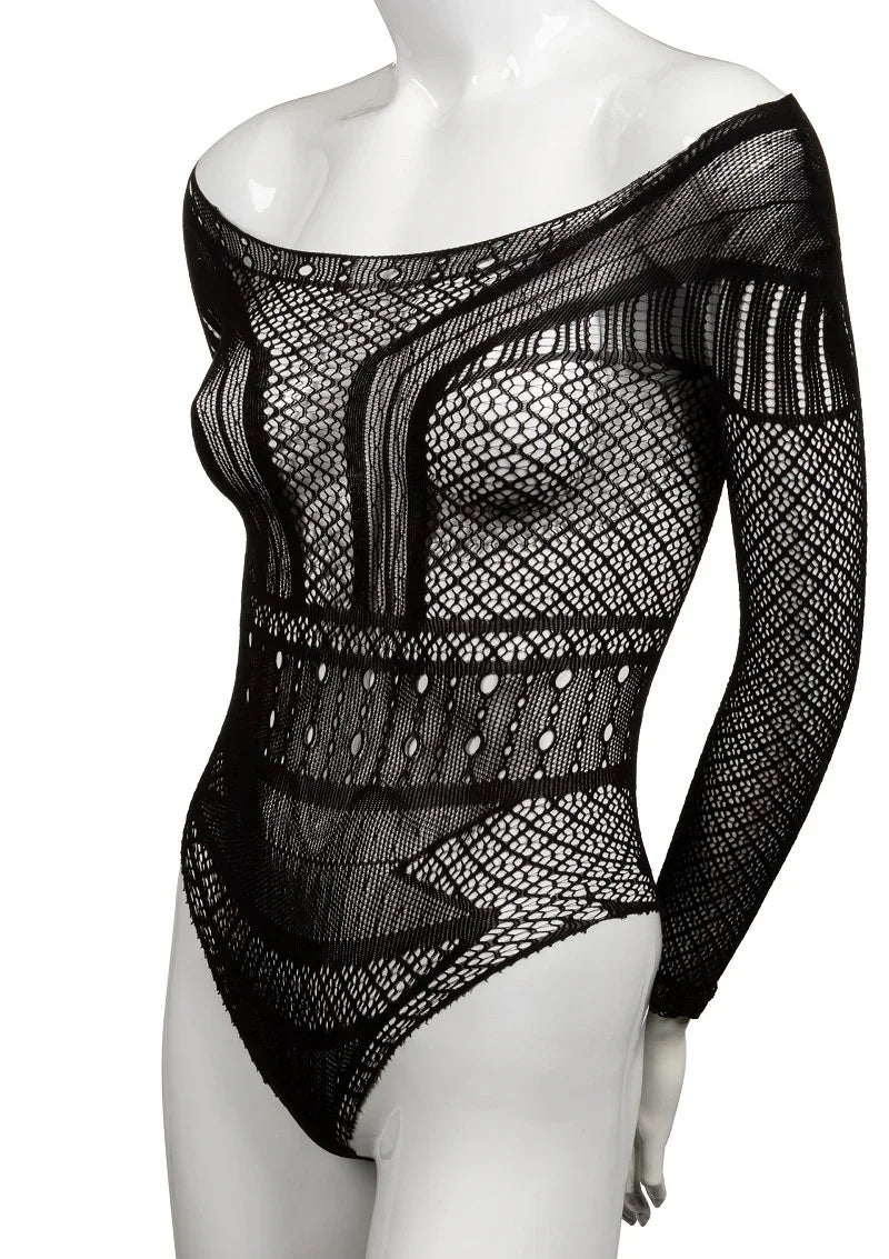 β CalExotics Scandal Off the Shoulder Body Suit - Happytoys Sexshop: Toys for Feeling Happy & Easy π - Discreet geleverd