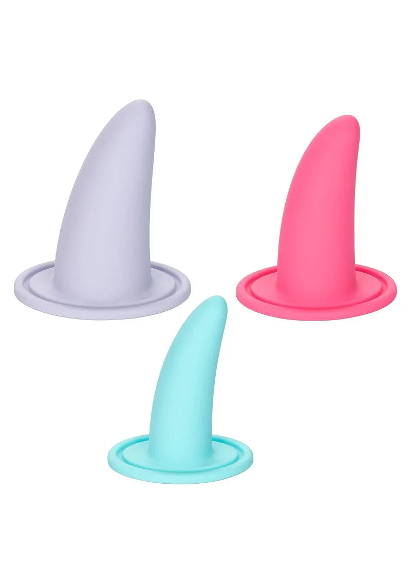 CalExotics She-ology Advanced 3-Piece Wearable Vaginal Dilator Set - Happytoys Sexshop: Toys for Feeling Happy & Easy 😊 - Discreet geleverd