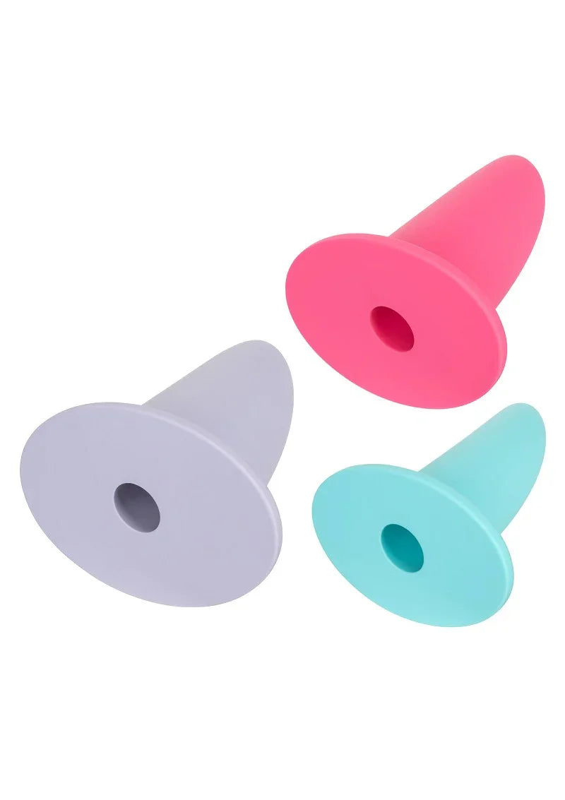 CalExotics She-ology Advanced 3-Piece Wearable Vaginal Dilator Set - Happytoys Sexshop: Toys for Feeling Happy & Easy 😊 - Discreet geleverd