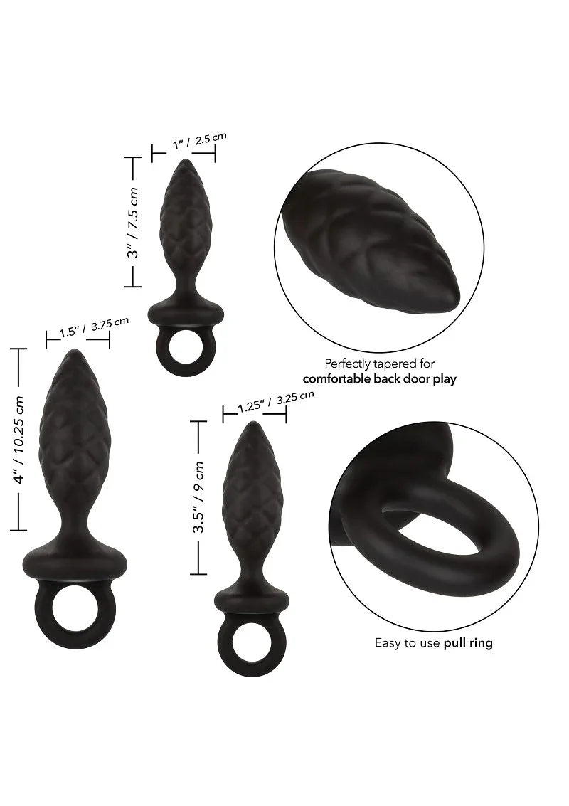 β β CalExotics Silicone Anal Probe Kit @ Happytoys Sexshop: Toys for Feeling Happy & Easy π