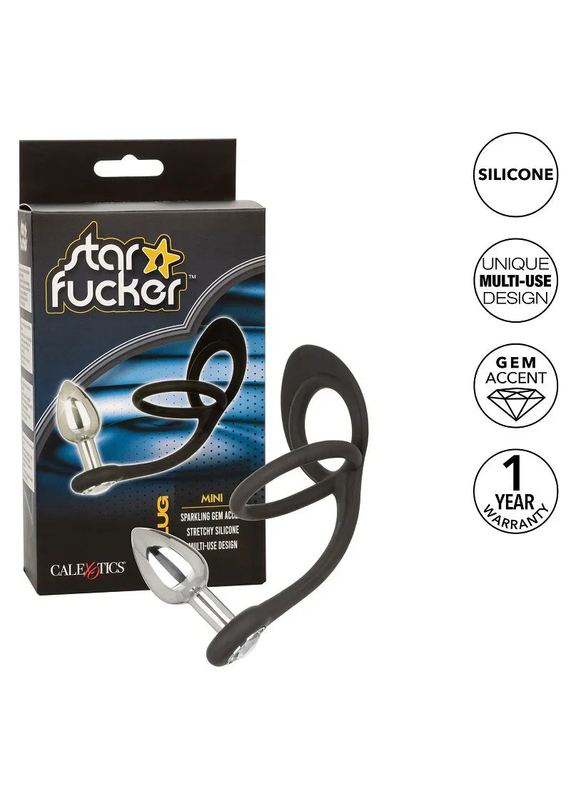 β CalExotics Star Fucker Mini Plug - Happytoys Sexshop: Toys for Feeling Happy & Easy π - Discreet geleverd