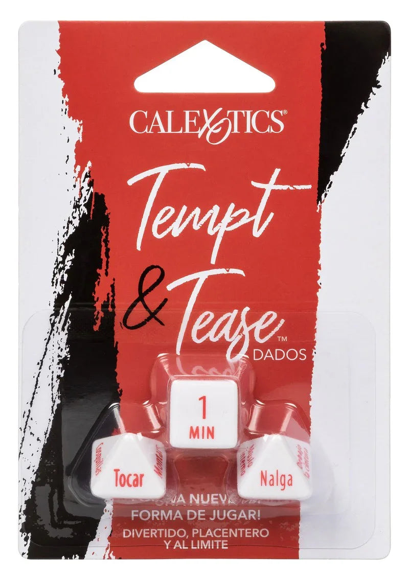 β β CalExotics Tempt & Tease Dados dice (ESP) - Happytoys Sexshop: Toys for Feeling Happy & Easy π - Discreet geleverd