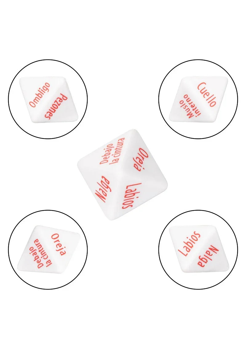 β β CalExotics Tempt & Tease Dados dice (ESP) - Happytoys Sexshop: Toys for Feeling Happy & Easy π - Discreet geleverd