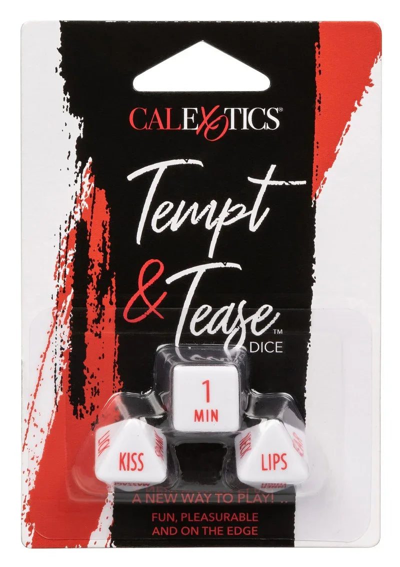 โ โ CalExotics Tempt & Tease Dice (EN) - Happytoys Sexshop: Toys for Feeling Happy & Easy ๐ - Discreet geleverd