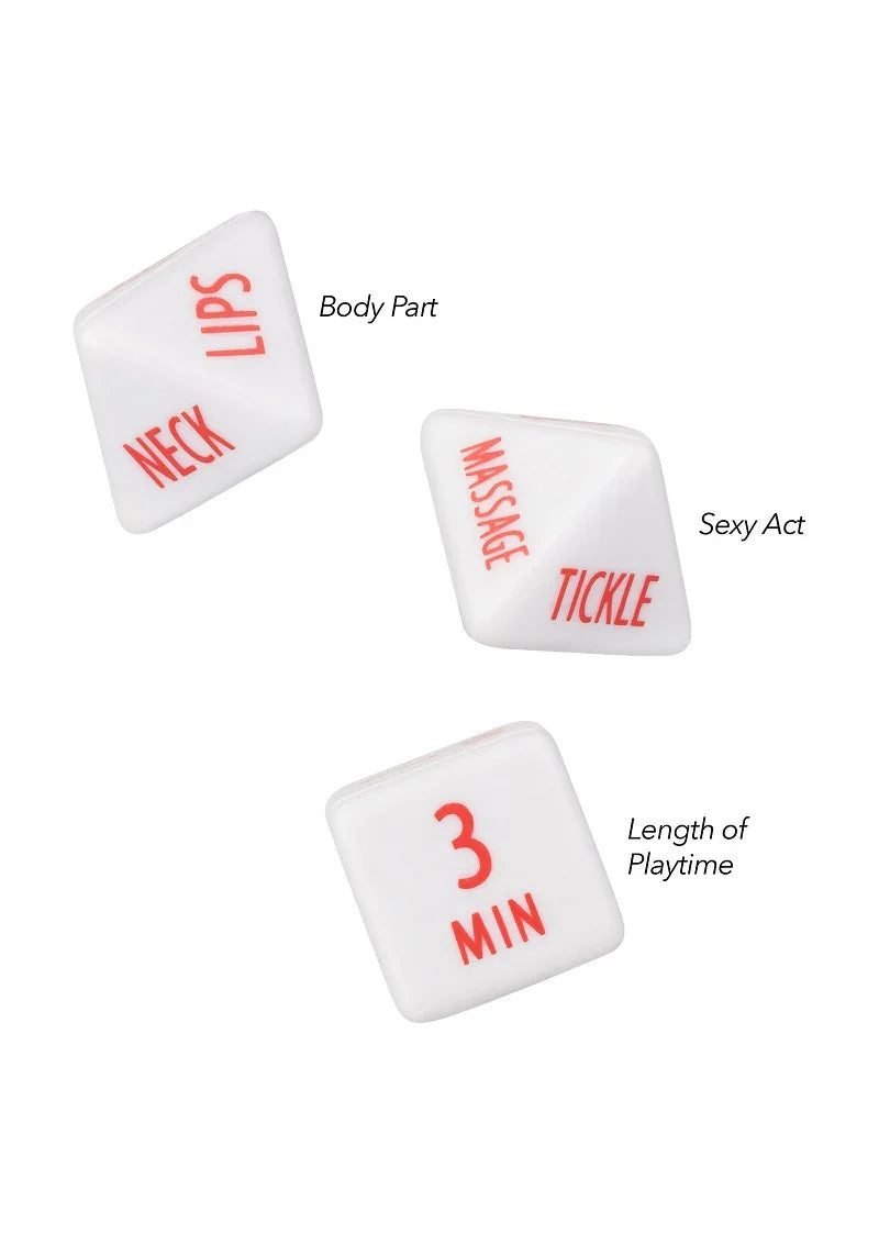 โ โ CalExotics Tempt & Tease Dice (EN) - Happytoys Sexshop: Toys for Feeling Happy & Easy ๐ - Discreet geleverd