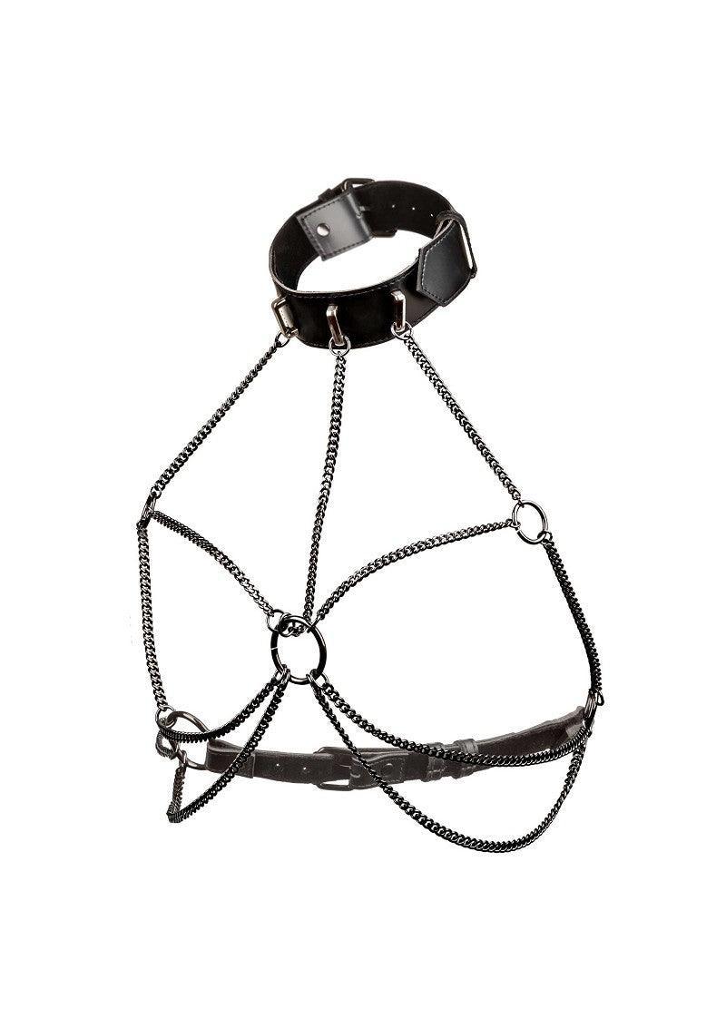 Euphoria Collection Multi Chain Collar Harness by CalExotics - Happytoys Sexshop: Toys for Feeling Happy & Easy 😊 - Discreet geleverd