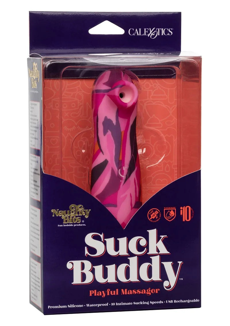 ♀ CalExotics Naughty Bits Suck Buddy Playful Massager - Happytoys Sexshop: Toys for Feeling Happy & Easy 😊 - Discreet geleverd