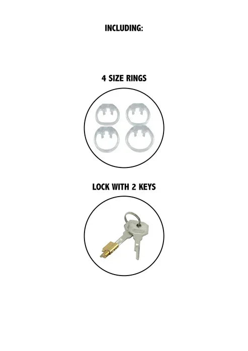 ClearControlCockCageX-ShortbyHiddenDesire5 @ Happytoys Sexshop: online sex shop for Feeling Happy & Easy 😊 the erotic store owned by a woman