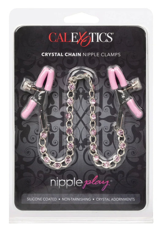 CrystalChainNippleClampsbyCalExotics2 @ Happytoys Sexshop: online sex shop for Feeling Happy & Easy π the erotic store owned by a woman