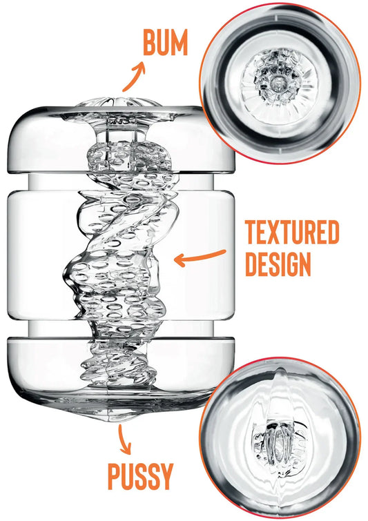 Crystal Clear Pussy & Bum by Private - Happytoys Sexshop: Toys for Feeling Happy & Easy 😊 - Discreet geleverd