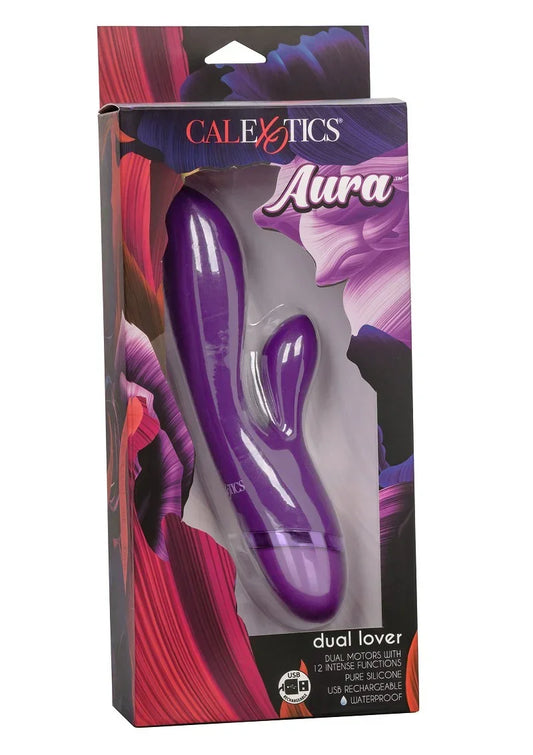 DeAuraDualLoveriseenkrachtigevibratormetdubbelestimulator.2 @ Happytoys Sexshop: online sex shop for Feeling Happy & Easy 😊 the erotic store owned by a woman