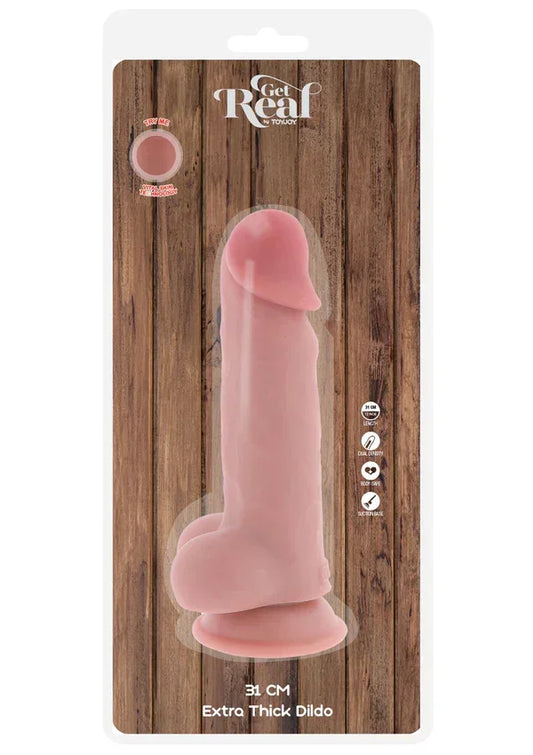 DeluxeDualDensityThickDildoTPE31cmbyToyJoy2 @ Happytoys Sexshop: online sex shop for Feeling Happy & Easy 😊 the erotic store owned by a woman