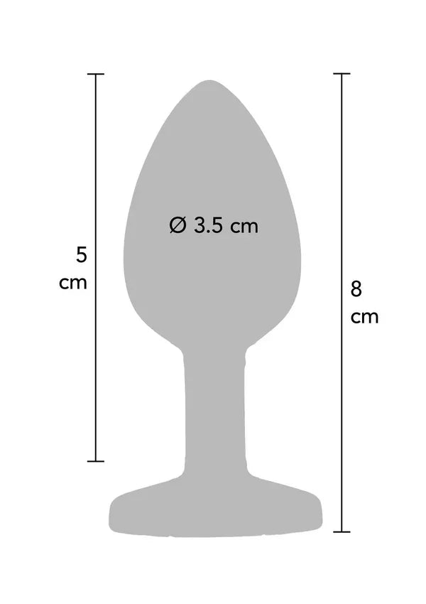 Diamond Booty Jewel Medium by ToyJoy - Happytoys Sexshop: Toys for Feeling Happy & Easy 😊 - Discreet geleverd