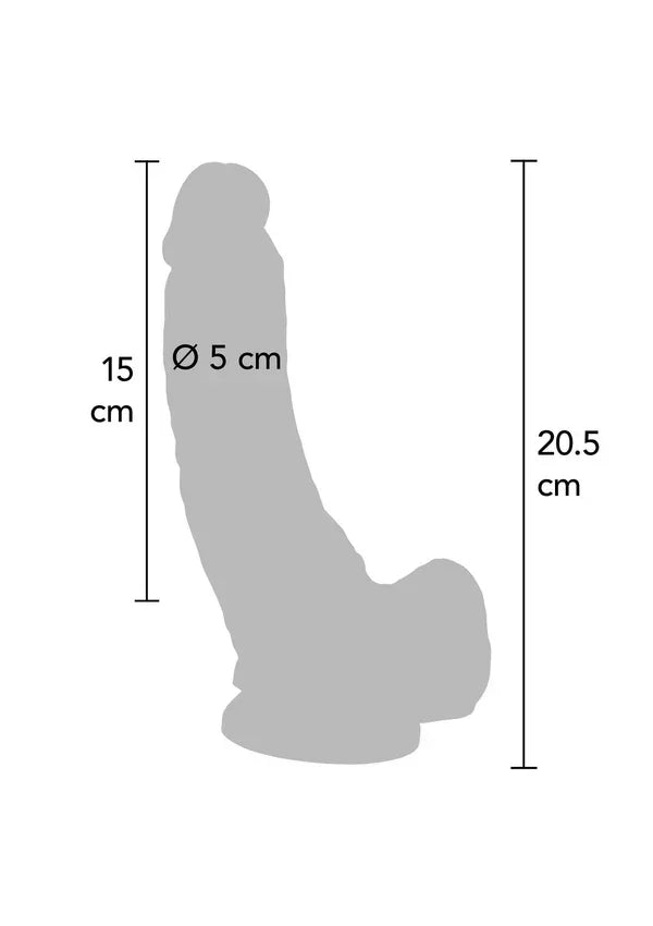 Dildo PVC 20.5 cm by ToyJoy - Happytoys Sexshop: Toys for Feeling Happy & Easy π - Discreet geleverd