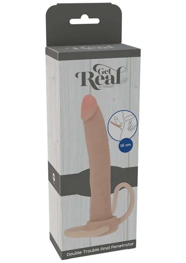 Dong Double Trouble Silicone by ToyJoy - Happytoys Sexshop: Toys for Feeling Happy & Easy 😊 - Discreet geleverd