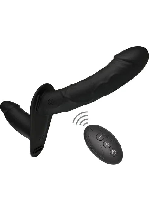 Double Vibrating Pleasure Penis Strapon 14 cm by Hidden Desire